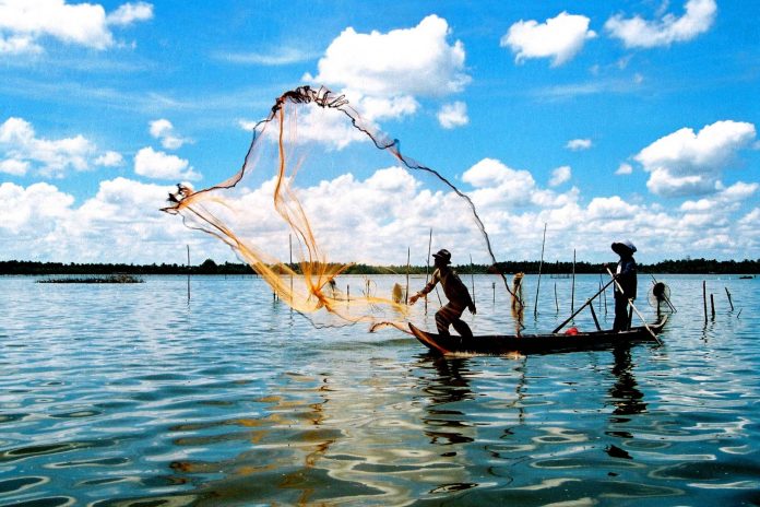 mơ thấy sông nước đánh con gì